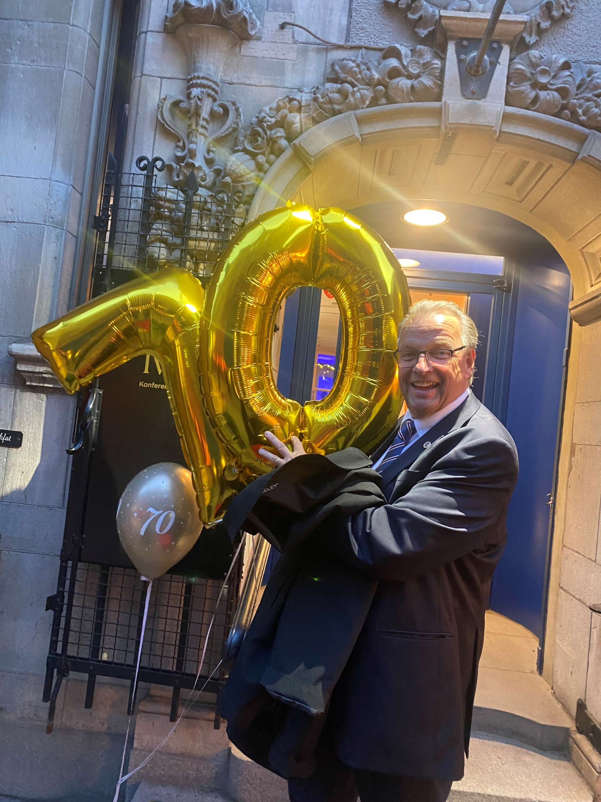 Urban Tjernström på SBRs 70 års jubileum